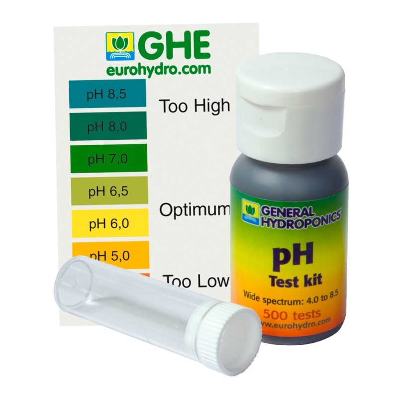 PH TEST KIT 30 ml - GENERAL HIDROPONICS