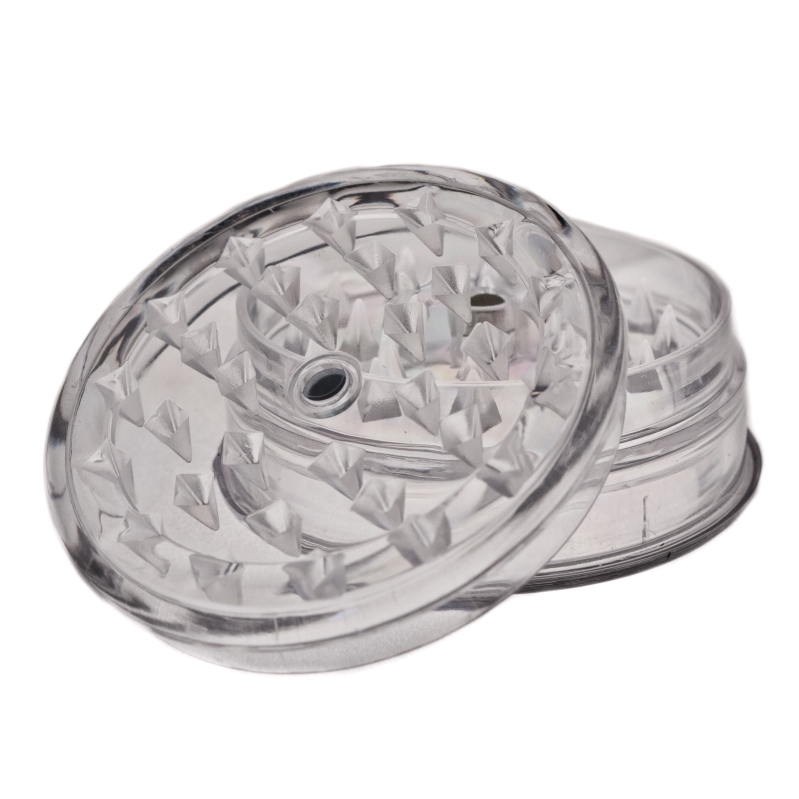 GRINDER PLASTIC MAGN. 3 PARTS TRANSPARENT