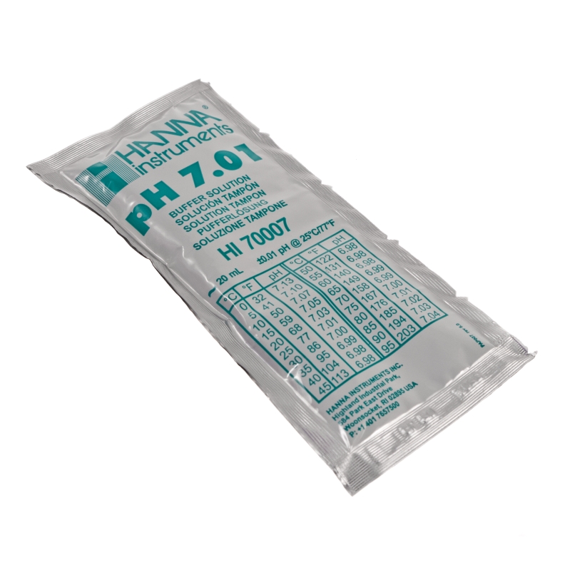 MEASURE LIQUID PH 7.01 PACKET 20 ML HANNA