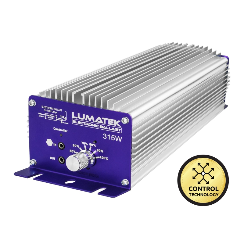 LUMATEK CMH CONTROLLABLE BALLAST KIT 315W (ADAP. E40) + LUMATEK 315W CMH 3100K BULB