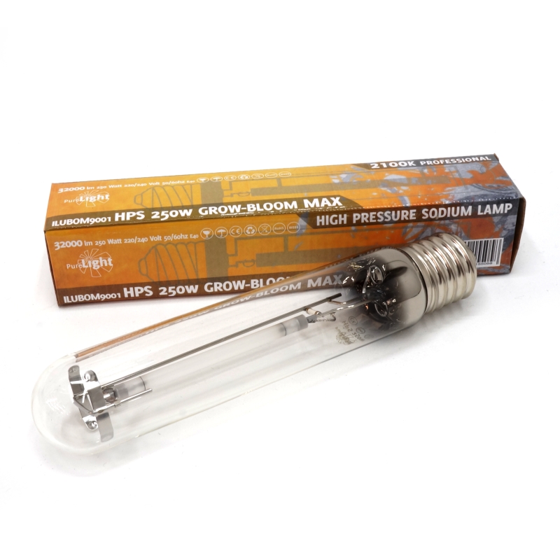 PURE LIGHT HPS 250 W GROW-BLOOM MAX LAMP