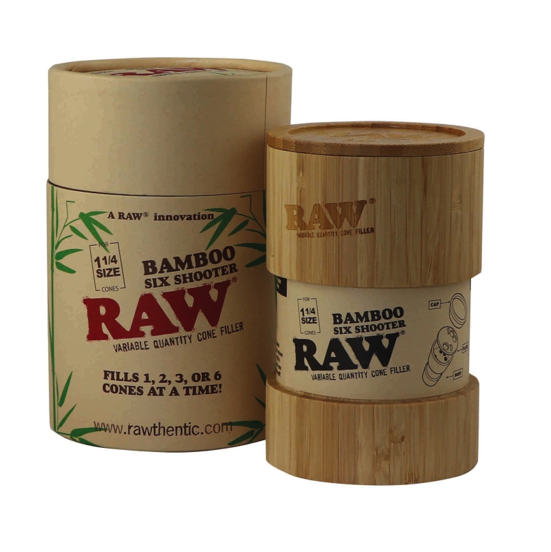RAW BAMBOO SIX SHOOTER 1 1/4
