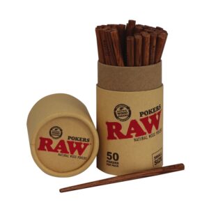 RAW NATURAL POKERS SMALL (50 POKERS)