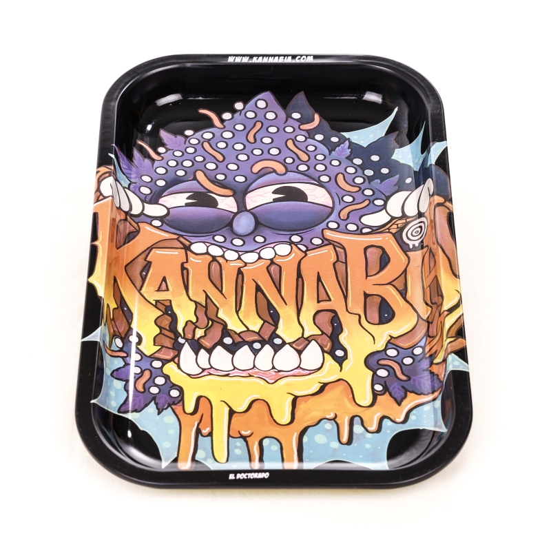 METAL ROLLING TRAY 27X17 CM - KANNABIA EL DOCTORADO