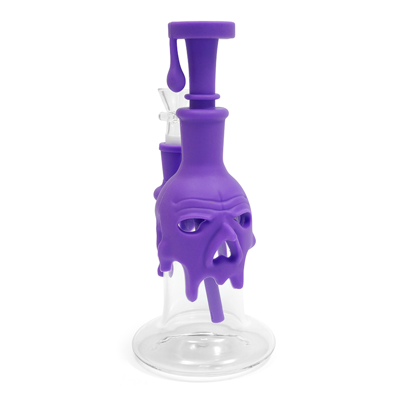 BONG DE SILICONA WOODPECKER CON CAZUELA DE VIDRIO