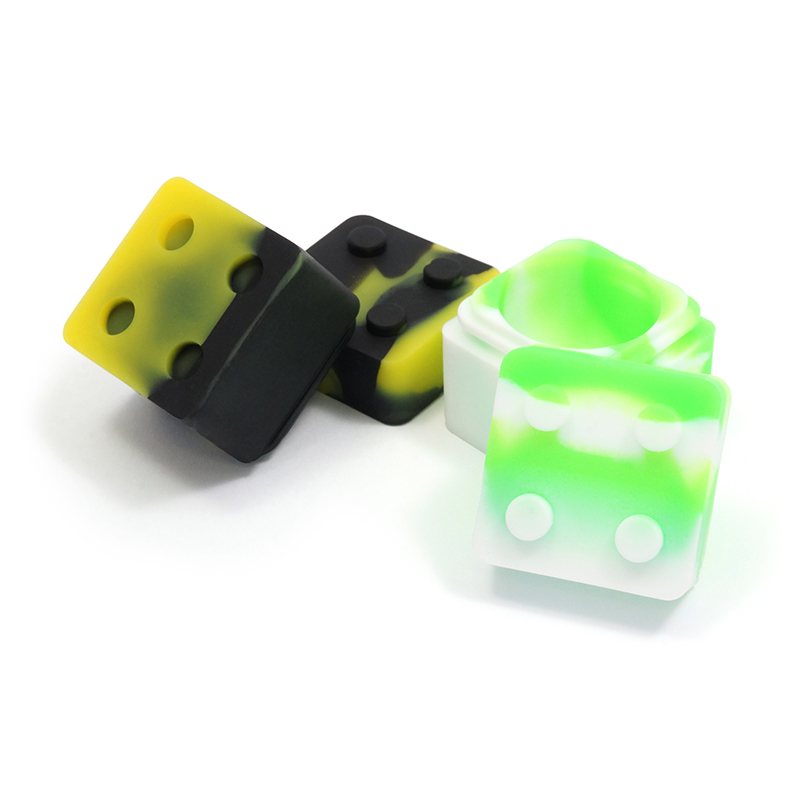 CONTENEDOR DE SILICONA LADRILLO CUADRADO 9 ML