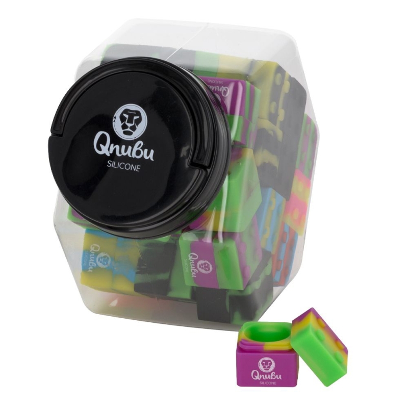 SILICONE JAR QNUBU STACKABLE 9 ML (DISPLAY L 35 UNITS)