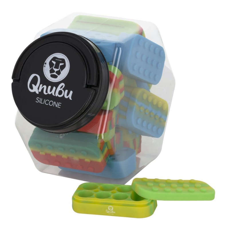 SILICONE JAR QNUBU 6+1 34 ML STACKABLE (DISPLAY XL 20 UNITS)