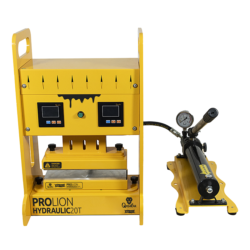 QNUBU PRESS PRO LION HYDRAULIC 20 TONS (PLATE 7,6X25CM + 12 X 12 CM)