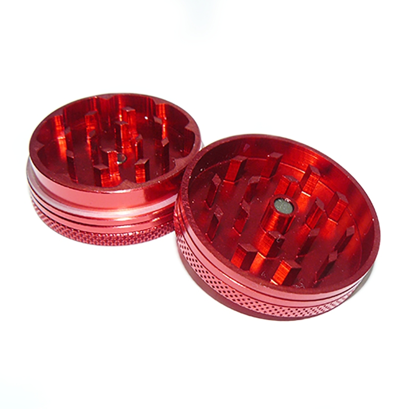 RED ALUMINIUM GRINDER 40MM CNC