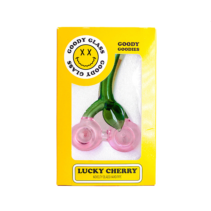 GOODY GLASS - LUCKY CHERRY HANDPIPE