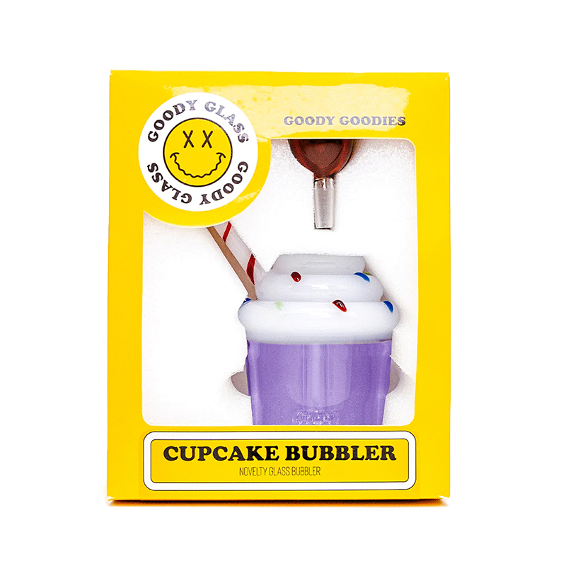 GOODY GLASS - CUPCAKE SPRINKLE BUBBLER
