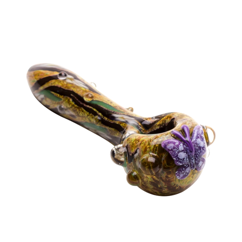 PIPA - SPOON PIPE - VIOLA BUTTERFLY - SMALL