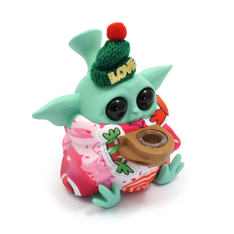 PIPA DE SILICONA JEDI CON IMPRESIÓN WATER TRANSFER