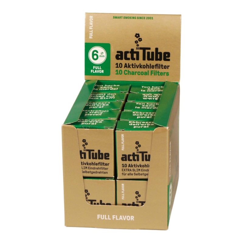 ACTITUBE EXTRA SLIM DISPLAY (20 BOXES OF 10 FILTERS)