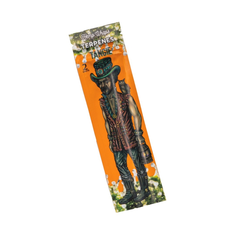 LION ROLLING CIRCUS HEMP WRAP TERPENES TANGIE (DISPLAY 25 ENVELOPES)