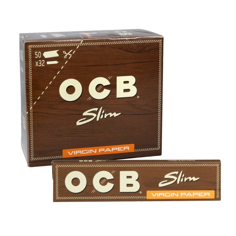 OCB SLIM VIRGIN PAPER (50 BOOKLETS)