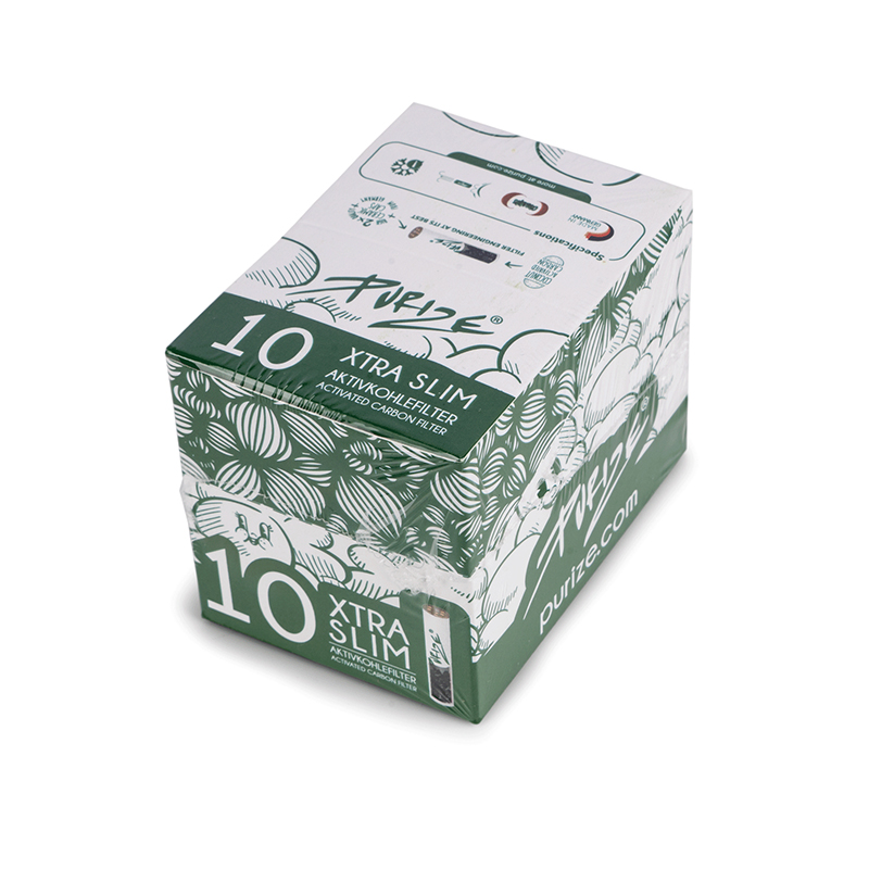 PURIZE XTRA SLIM FILTERS (10 UNITS / BOX) WHITE (PACK OF 20 BOXES)