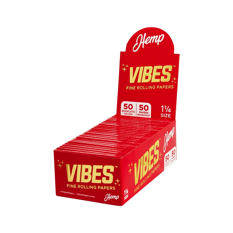 VIBES HEMP PAPER 1.1/4 (50 BOOKLETS)
