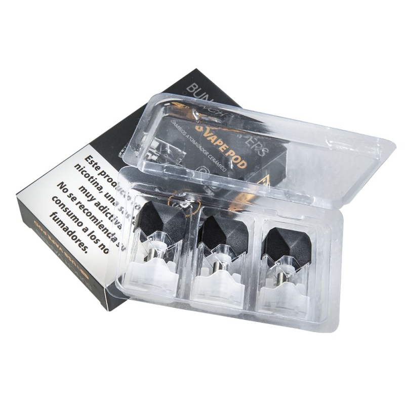 SPARE POD 1ML CERAMIC BUNCH VAPERS 1.0MM (100UND)
